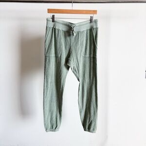 $118 NWT Unsubscribed Slub Joggers in Green Sz Small